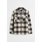 Relaxed Fit Checked Overshirt Yellow/black