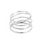 Wide Silver-plated Armlet Silver