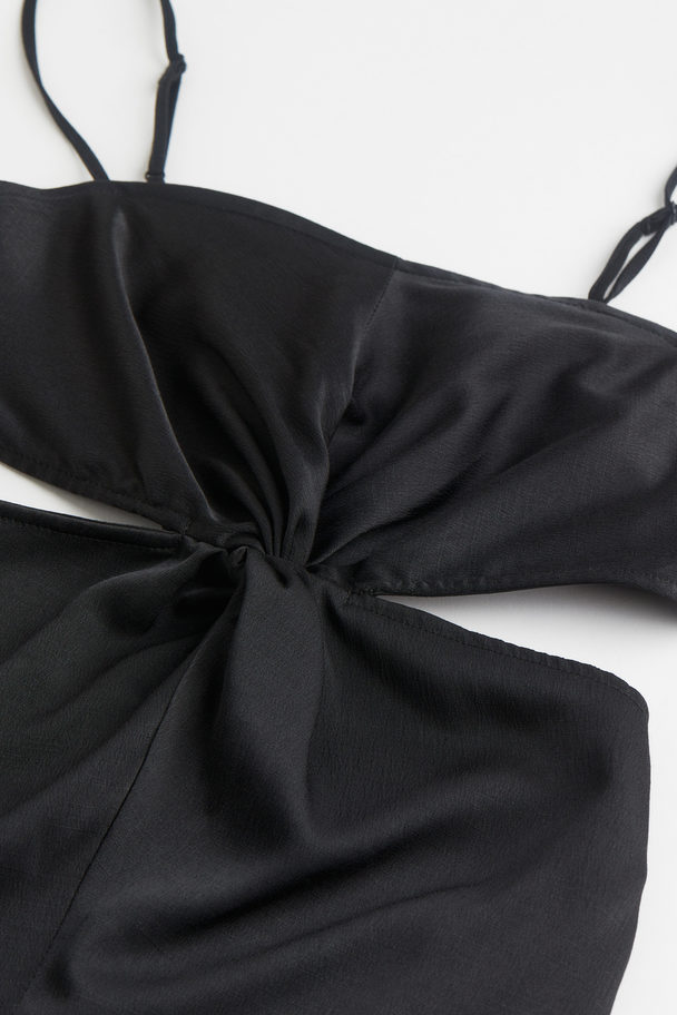 H&M Cut-out-detail Bodycon Dress Black