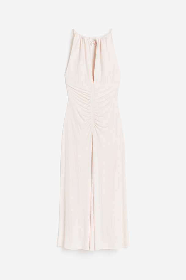 H&M Draped Jersey Dress Light Powder Pink