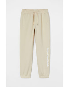 Relaxed Fit Joggers Lys Beige/into The Field