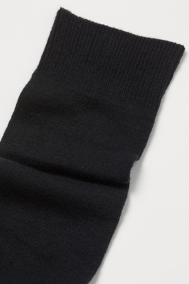 H&M 2-pack Knee Socks Black