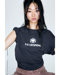 Oversized T-shirt Met Print Donkergrijs/the Offspring