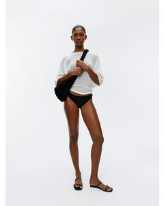 Brazilian Thong Bikini Bottom Black