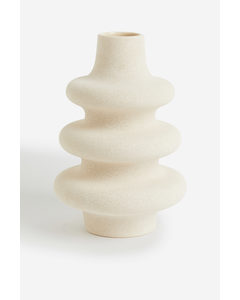 Large Ceramic Vase Light Beige