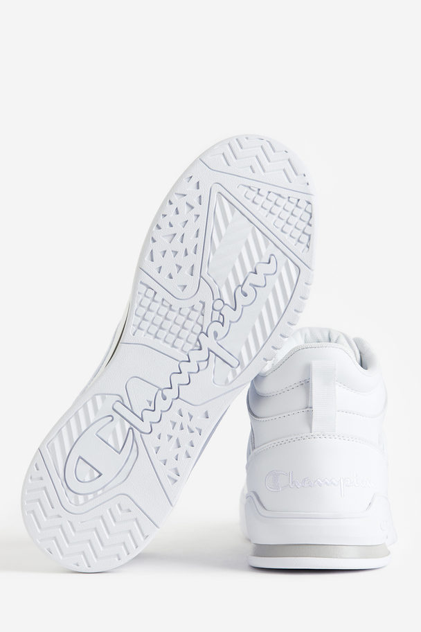 Champion Mid Cut Shoe 3 Point Mid Star White