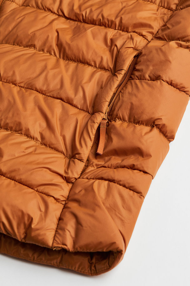 H&M Lightweight Insulated Jacket Dark Orange