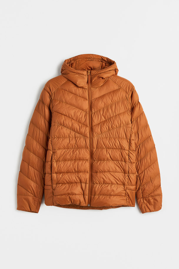 H&M Lightweight Insulated Jacket Dark Orange