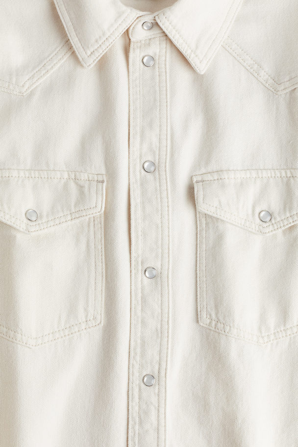 H&M Denim Overhemd - Regular Fit Roomwit