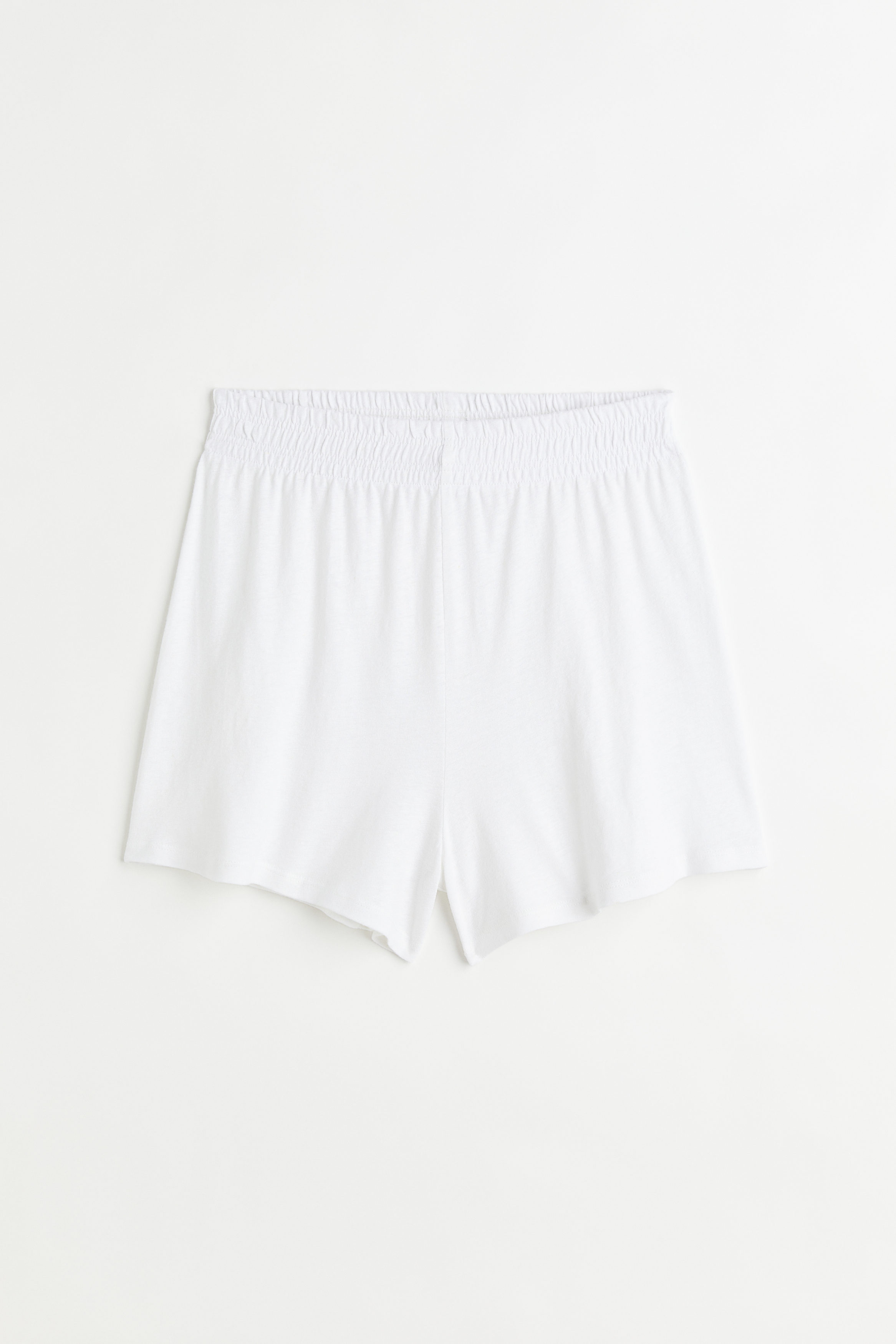 Billede af H&M Shorts I Hørblanding Hvid. Farve: White størrelse S
