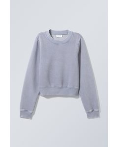 Mini-Sweatshirt Verwaschenes Blau