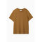 Relaxed-fit Silk T-shirt Brown