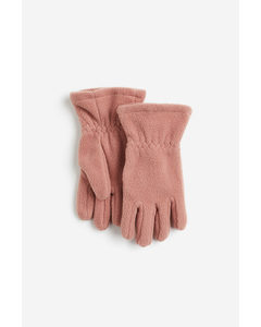Fleece Handschoenen Dusty Roze