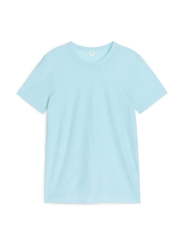 ARKET Ice Crêpe T-shirt Turquoise