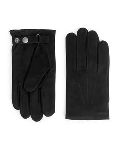 Hestra Robert Suede Gloves Black