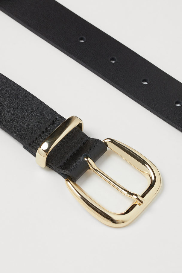 H&M Leather Belt Black