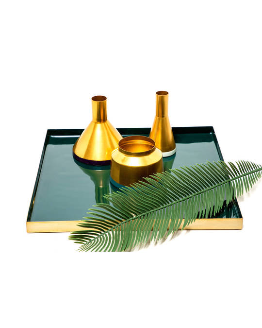 360Living Vasen 3er Set Culture 180 Gold / Plum / Grey / Petrol