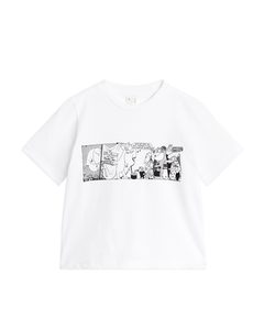 T-Shirt von ARKET und Tove Jansson Weiß