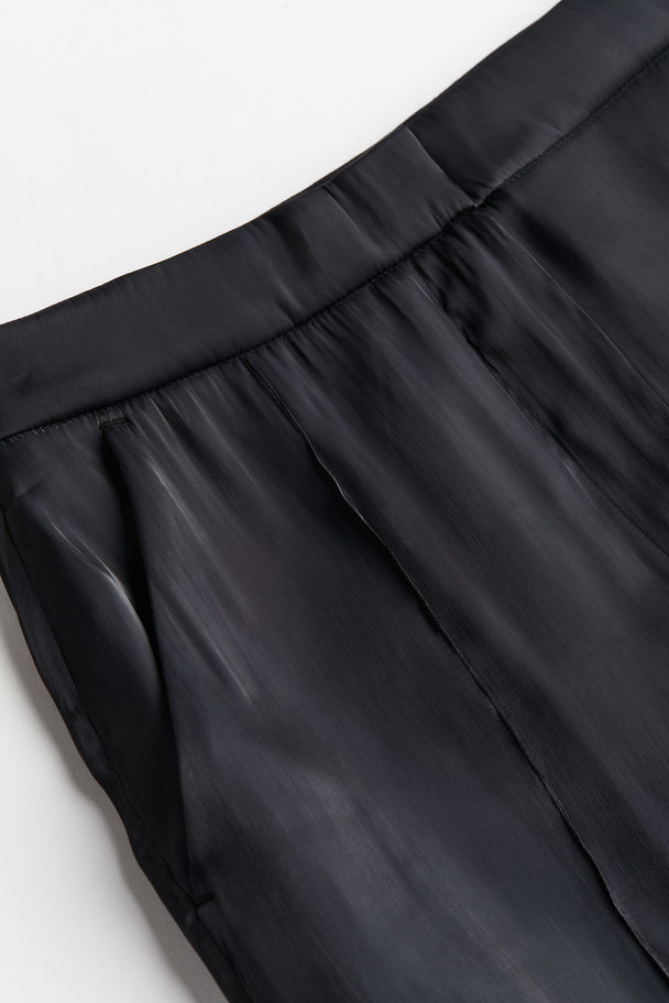 H&M Sheer Trousers Black