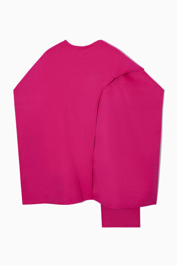COS CAPE AUS WOLL-MIX PINK