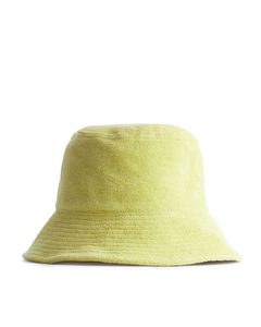 Towelling Bucket Hat Yellow