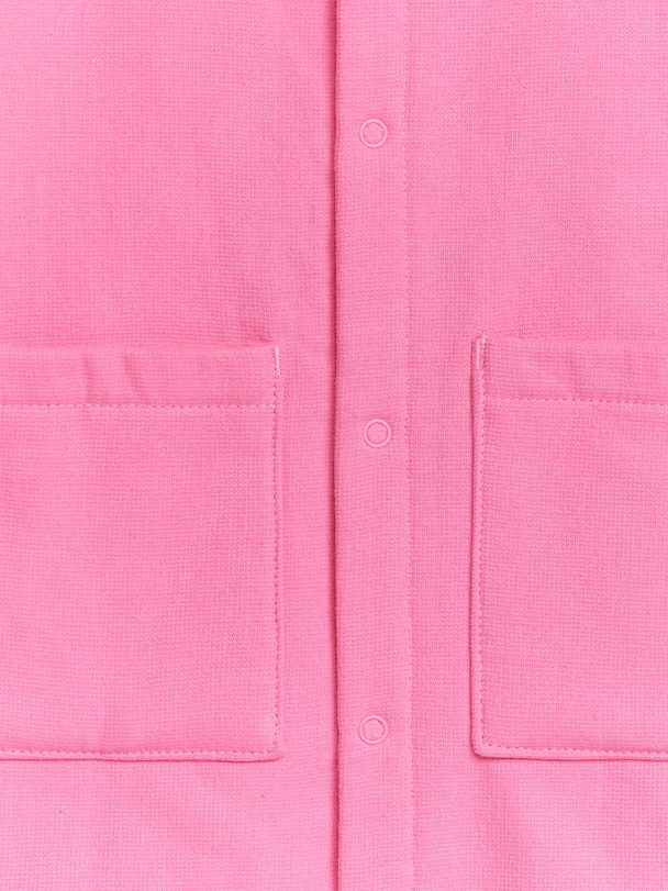 ARKET Cotton Beach Robe Pink