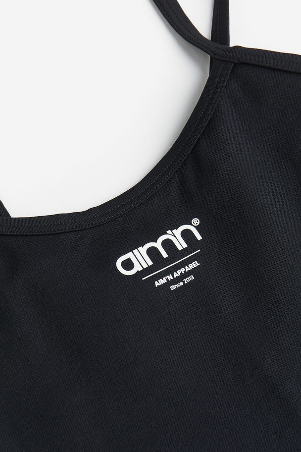aim'n Limitless Seamless Strap Jumpsuit Black