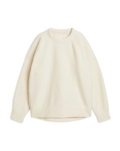 Fleece Sweater Off-white