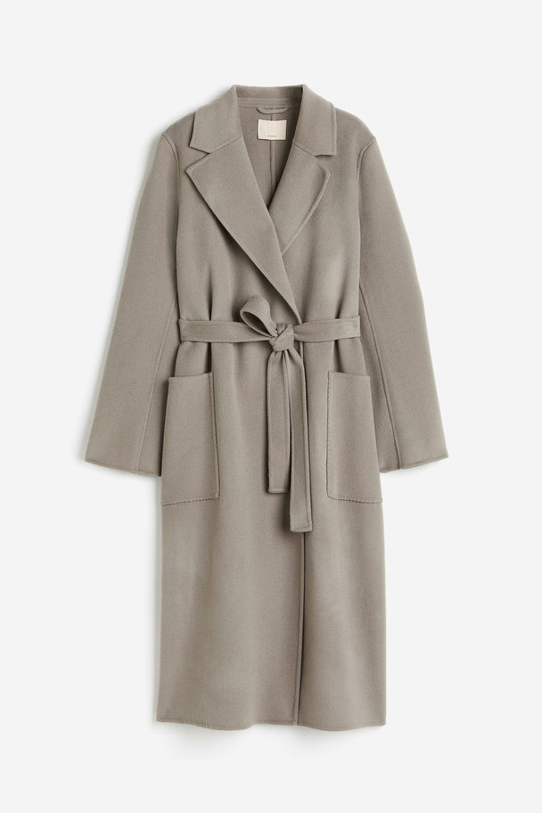 H&M Wool Coat Greige