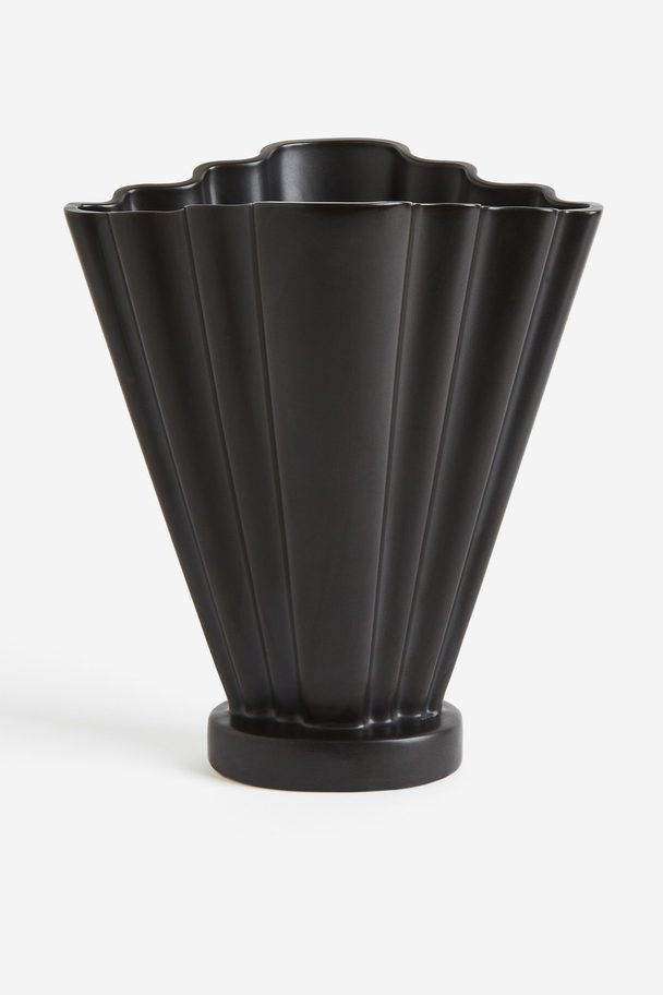 H&M HOME Stor Vase I Stengods Sort