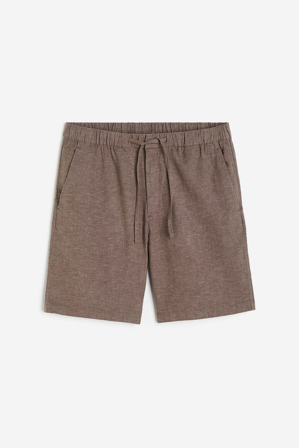 H&M Short - Regular Fit Lichtbruin