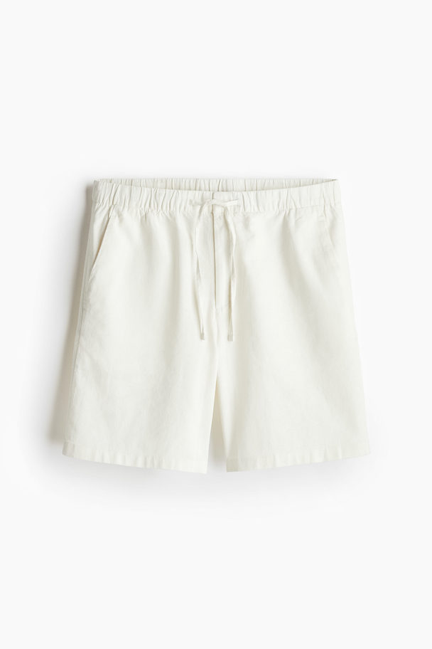 H&M Shorts Regular Fit Weiß