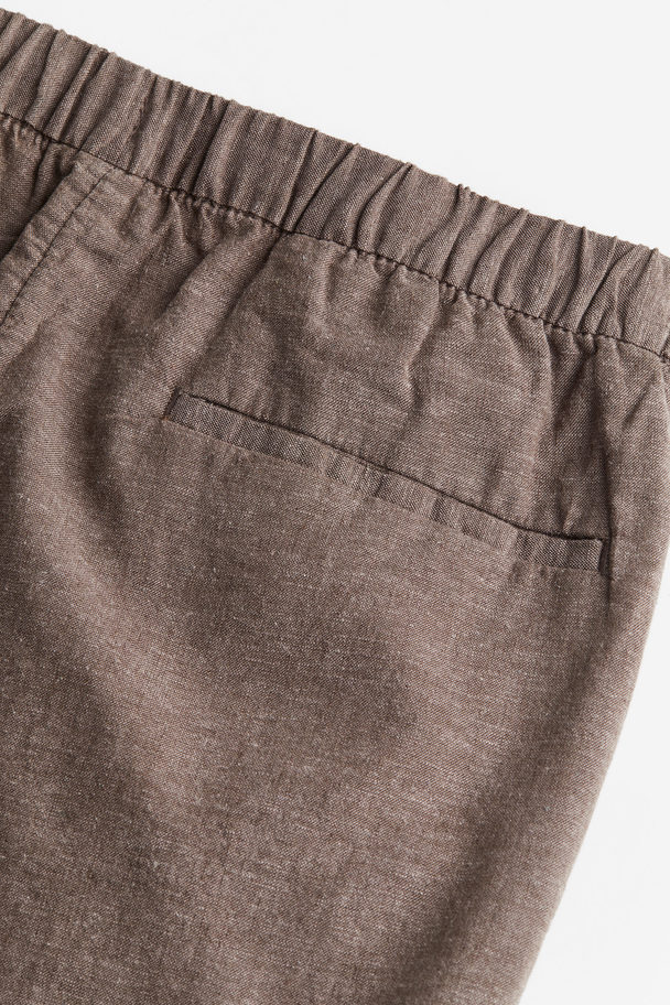 H&M Short - Regular Fit Lichtbruin