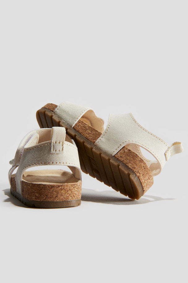 H&M Motif-detail Sandals Cream/miffy