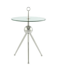 SideTable Ontario 325 silver / clear