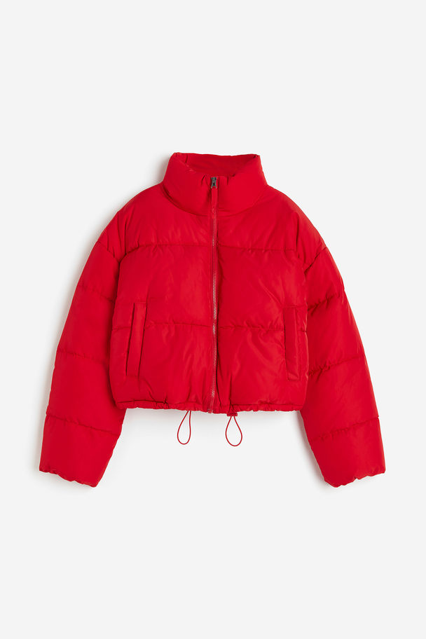 H&M Puffer Jacket Rot