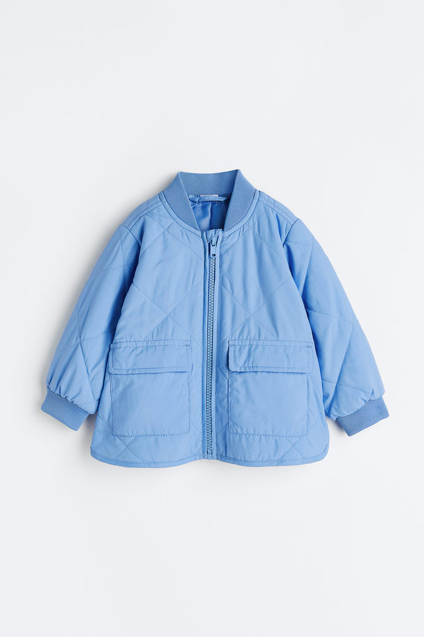 H&M Quilted Jacket Blue
