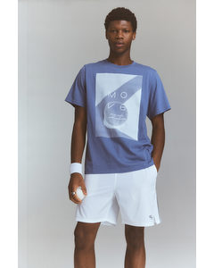 DryMove™ Sport-T-Shirt Stahlblau/Move
