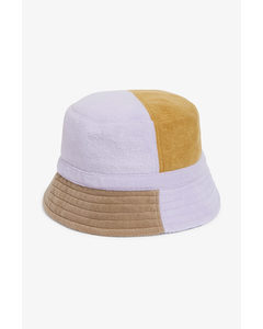 Fleece Bucket Hat Colour Block