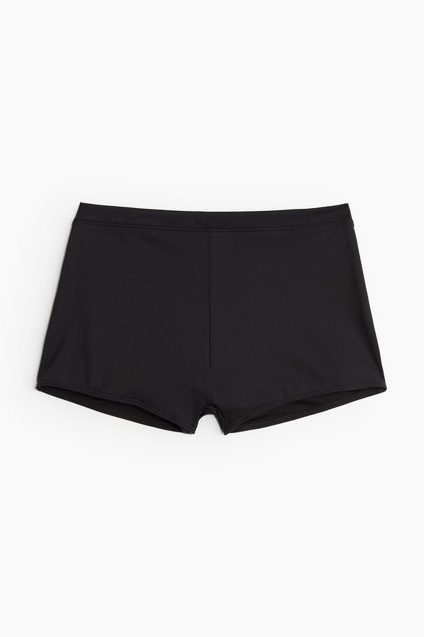 H&M Sport-Bikinihose Shortie Schwarz