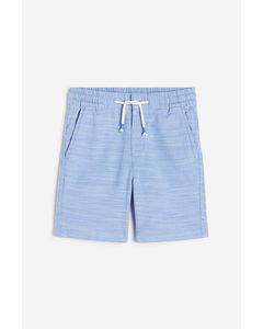 Loose Fit Chinosshorts Lys Blå