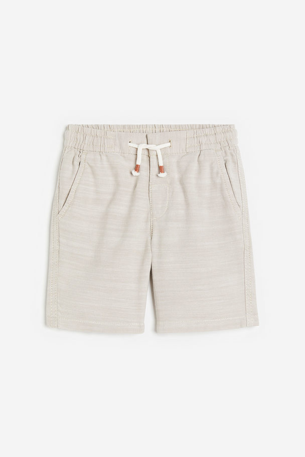 H&M Chinosshorts Loose Fit Lys Beige