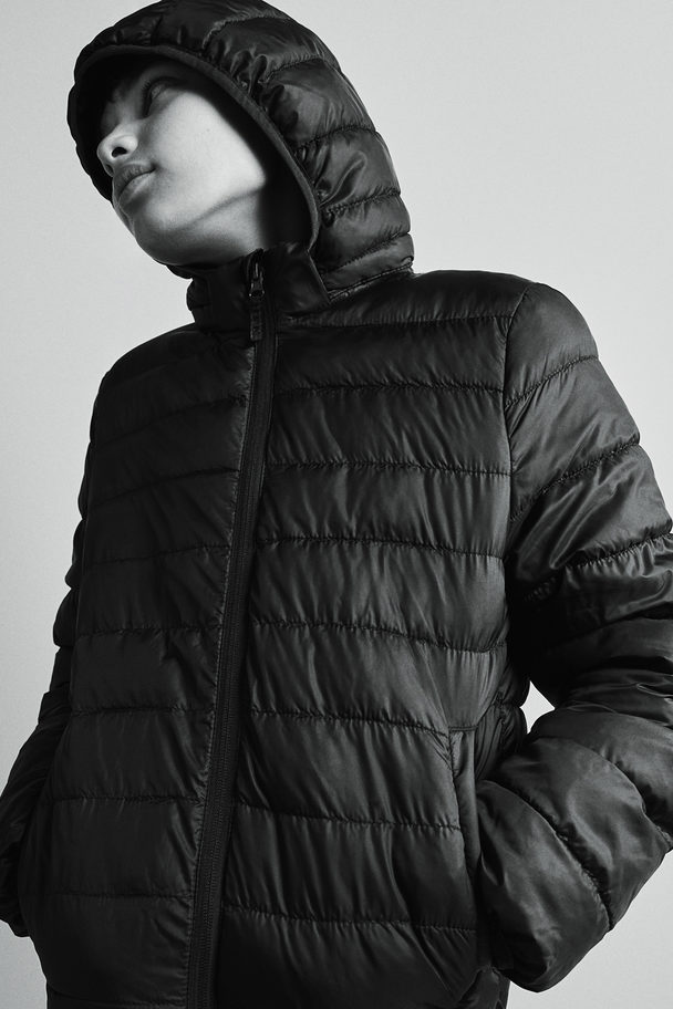 H&M Water-repellent Insulated Jacket Navy Blue