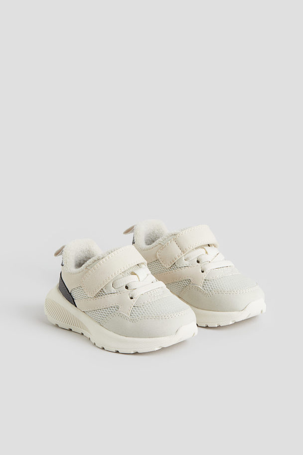 H&M Sneakers Med Letvægtssål Lys Beige/hvid