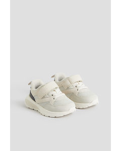 Lightweight-sole Trainers Light Beige/white