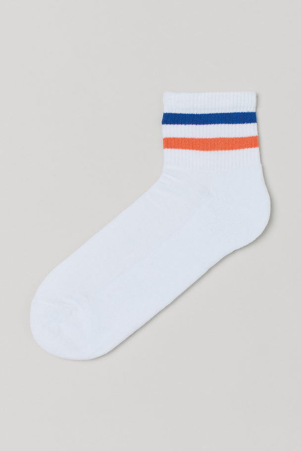 H&M Socks White/orange/blue