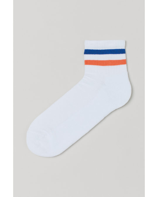 H&M Socks White/orange/blue