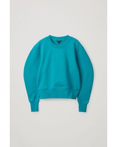 Boxy Sweatshirt Turquoise
