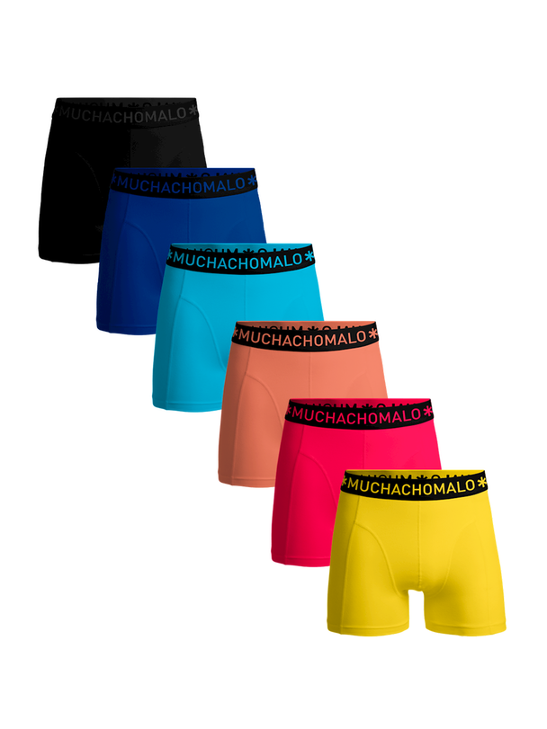 Muchachomalo 6er-Pack Boxershorts Herren - Weicher Bund - perfekte Qualität