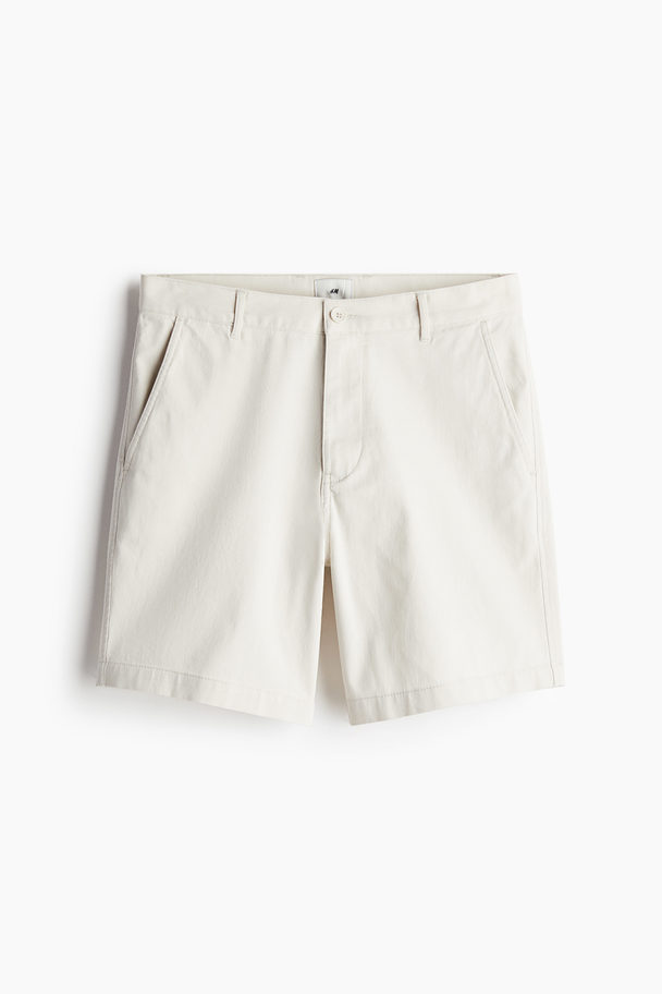 H&M Chinoshort – Regular Fit Licht Grijsbeige